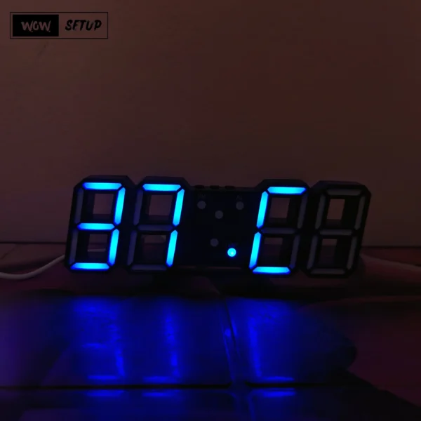 Blue Style Table Clock